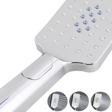 3 Function Hand-held Shower Head & Hose